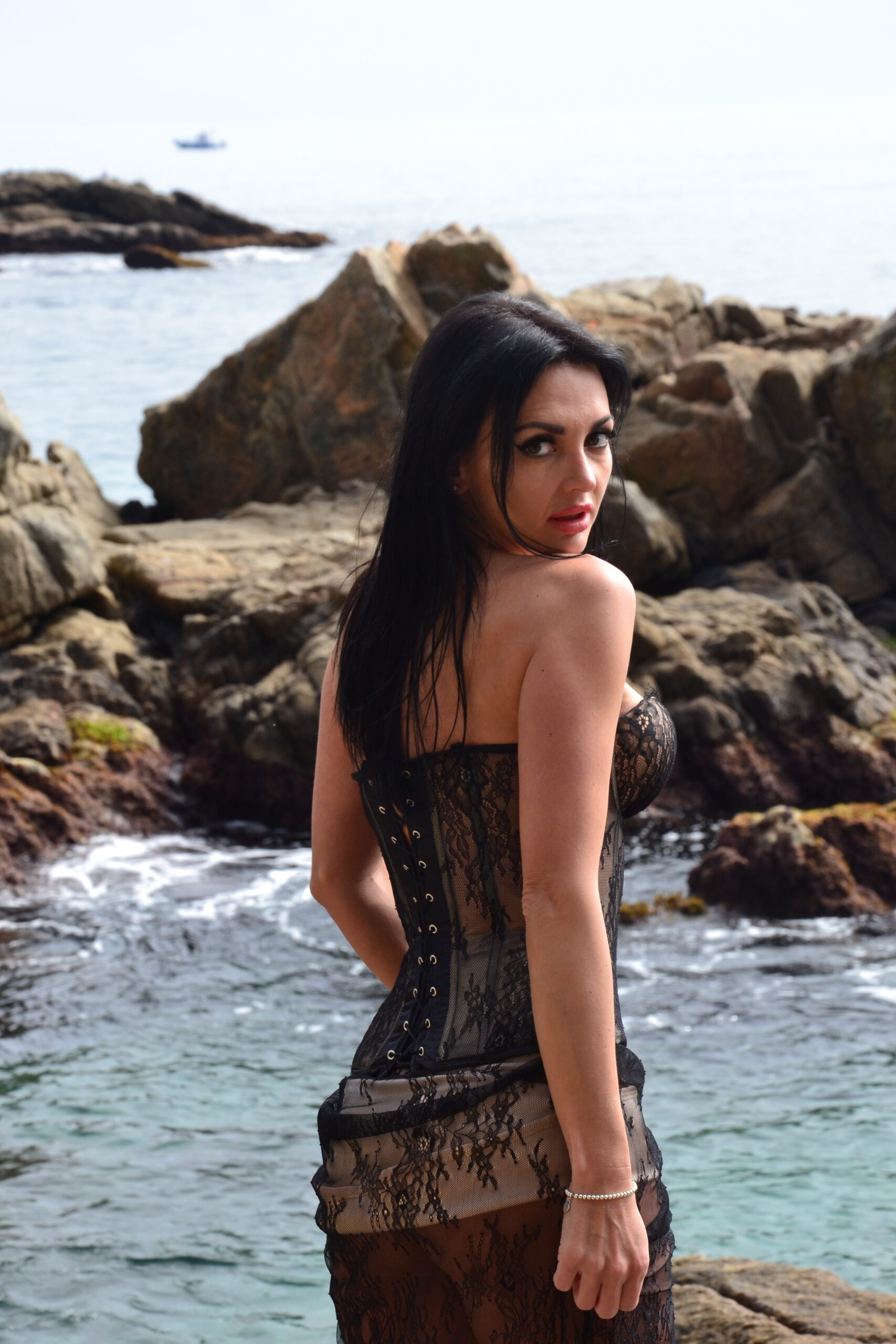 Сorset Lace Busk black - Зображення 2